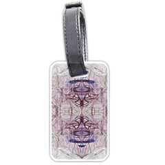 Amethyst Repeats Iv Luggage Tag (one Side) by kaleidomarblingart