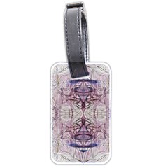 Amethyst Repeats Iv Luggage Tag (two Sides) by kaleidomarblingart