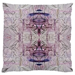 Amethyst Repeats Iv Large Cushion Case (one Side) by kaleidomarblingart