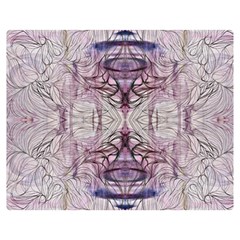 Amethyst Repeats Iv Double Sided Flano Blanket (medium)  by kaleidomarblingart