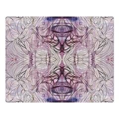 Amethyst Repeats Iv Double Sided Flano Blanket (large)  by kaleidomarblingart