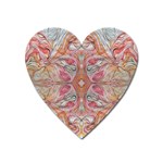 Summer patterns Heart Magnet Front