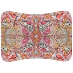 Summer Patterns Velour Seat Head Rest Cushion by kaleidomarblingart