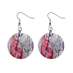 Flow Lines Mini Button Earrings