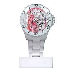 Flow Lines Plastic Nurses Watch by kaleidomarblingart