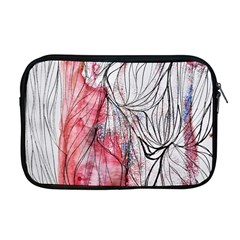 Flow Lines Apple Macbook Pro 17  Zipper Case by kaleidomarblingart