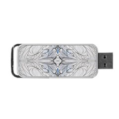 Mono Repeats Portable Usb Flash (one Side) by kaleidomarblingart