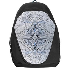 Mono Repeats Backpack Bag by kaleidomarblingart