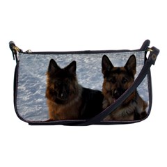 2 German Shepherds Shoulder Clutch Bag by SomethingForEveryone