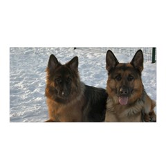 2 German Shepherds Satin Wrap by SomethingForEveryone