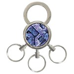 Different Volumes 3-Ring Key Chain Front