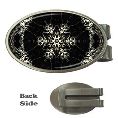 Bnw Mandala Money Clips (oval)  by MRNStudios