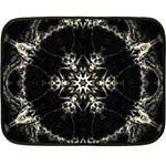 Bnw Mandala Fleece Blanket (Mini) 35 x27  Blanket