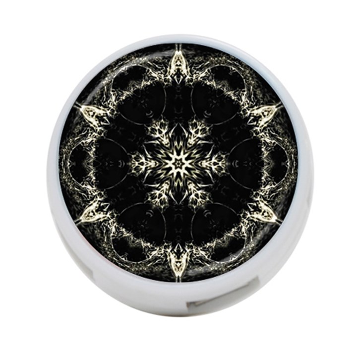 Bnw Mandala 4-Port USB Hub (Two Sides)