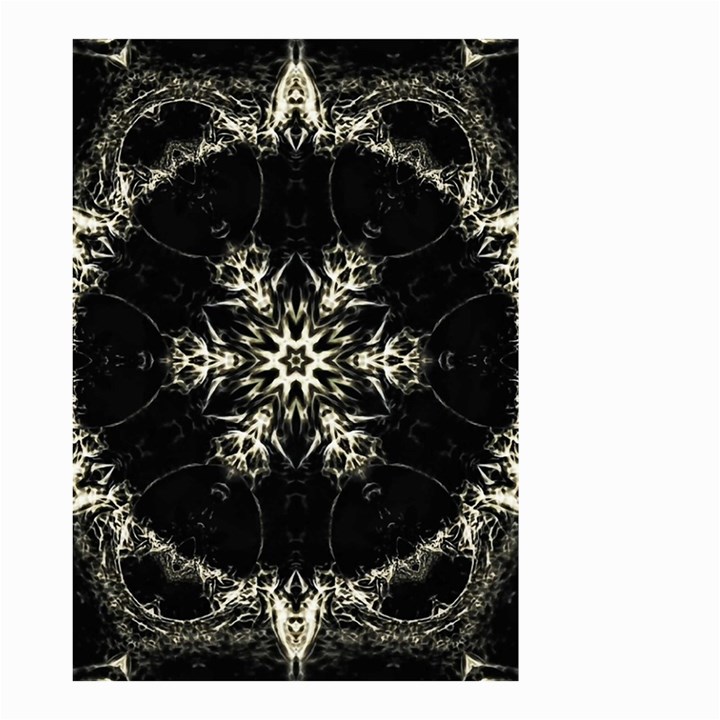 Bnw Mandala Small Garden Flag (Two Sides)