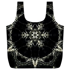 Bnw Mandala Full Print Recycle Bag (xl)