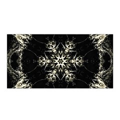 Bnw Mandala Satin Wrap by MRNStudios