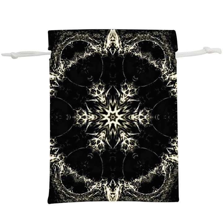 Bnw Mandala  Lightweight Drawstring Pouch (XL)