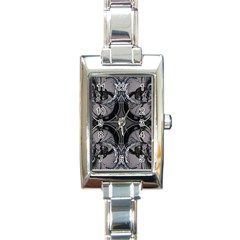 Lunar Phases Rectangle Italian Charm Watch by MRNStudios