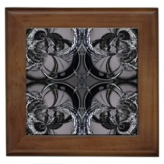 Lunar Phases Framed Tile by MRNStudios