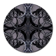 Lunar Phases Round Mousepads by MRNStudios