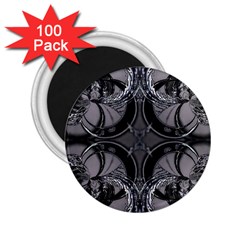 Lunar Phases 2 25  Magnets (100 Pack)  by MRNStudios