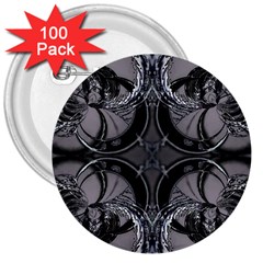 Lunar Phases 3  Buttons (100 Pack)  by MRNStudios