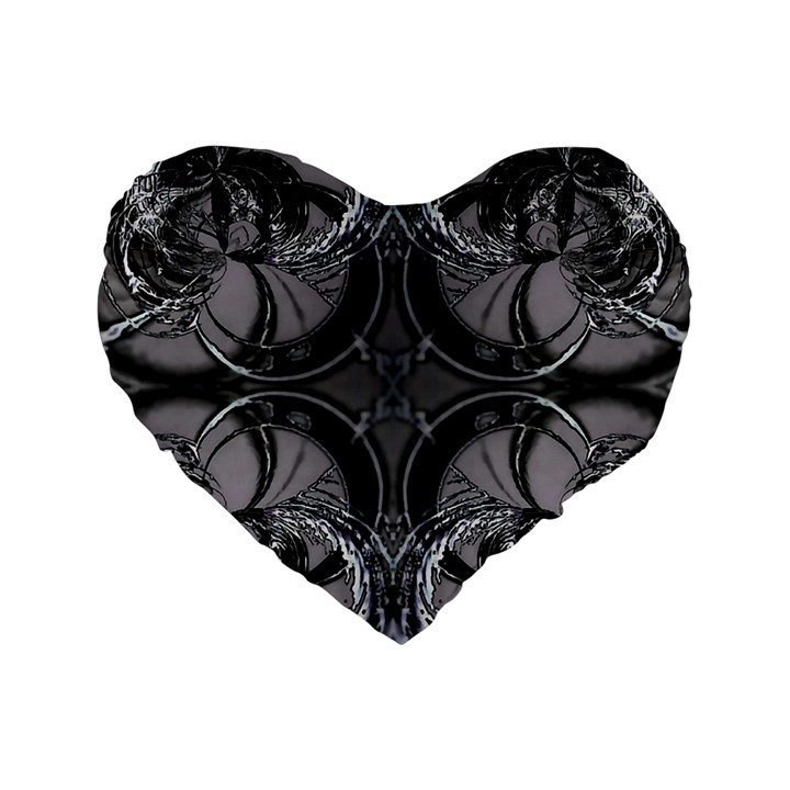 Lunar Phases Standard 16  Premium Flano Heart Shape Cushions