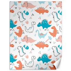 Funny Dinosaurs Kids Canvas 36  X 48  by SychEva