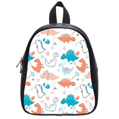 Funny Dinosaurs Kids School Bag (small) by SychEva