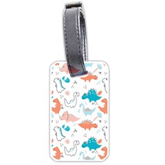 Funny Dinosaurs Kids Luggage Tag (one Side) by SychEva