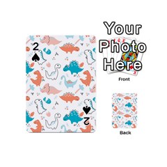 Funny Dinosaurs Kids Playing Cards 54 Designs (mini) by SychEva