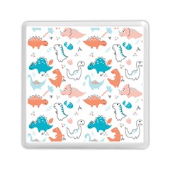 Funny Dinosaurs Kids Memory Card Reader (square) by SychEva