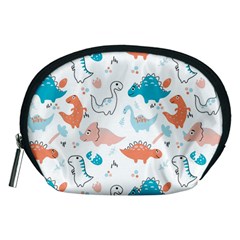 Funny Dinosaurs Kids Accessory Pouch (medium) by SychEva