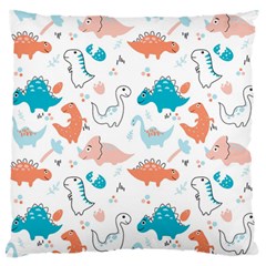 Funny Dinosaurs Kids Standard Flano Cushion Case (one Side) by SychEva