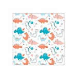 Funny Dinosaurs Kids Satin Bandana Scarf Front