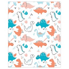 Funny Dinosaurs Kids Drawstring Bag (small) by SychEva