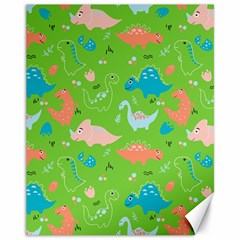 Funny Dinosaur Canvas 11  X 14  by SychEva