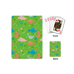 Funny Dinosaur Playing Cards Single Design (mini) by SychEva