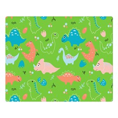 Funny Dinosaur Double Sided Flano Blanket (large)  by SychEva