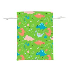 Funny Dinosaur Lightweight Drawstring Pouch (l) by SychEva