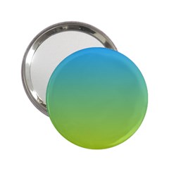 Gradient Blue Green 2 25  Handbag Mirrors