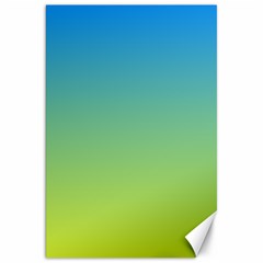 Gradient Blue Green Canvas 20  X 30  by ddcreations