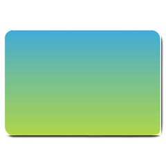 Gradient Blue Green Large Doormat 