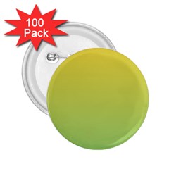 Gradient Yellow Green 2 25  Buttons (100 Pack)  by ddcreations