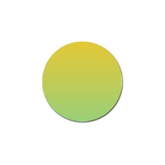 Gradient Yellow Green Golf Ball Marker by ddcreations