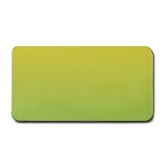 Gradient Yellow Green Medium Bar Mats by ddcreations