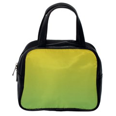 Gradient Yellow Green Classic Handbag (one Side) by ddcreations