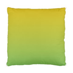 Gradient Yellow Green Standard Cushion Case (two Sides) by ddcreations