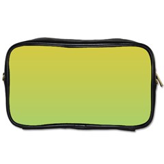 Gradient Yellow Green Toiletries Bag (two Sides) by ddcreations